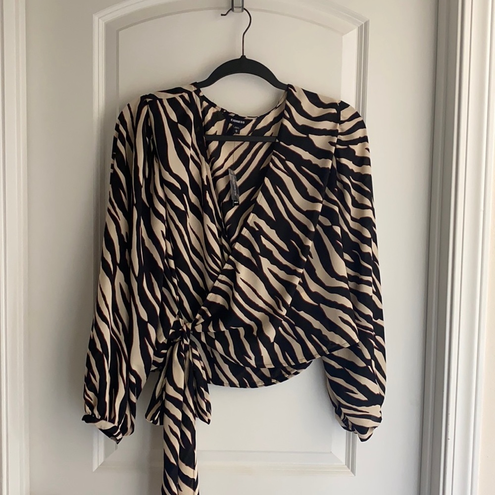 Express animal print top